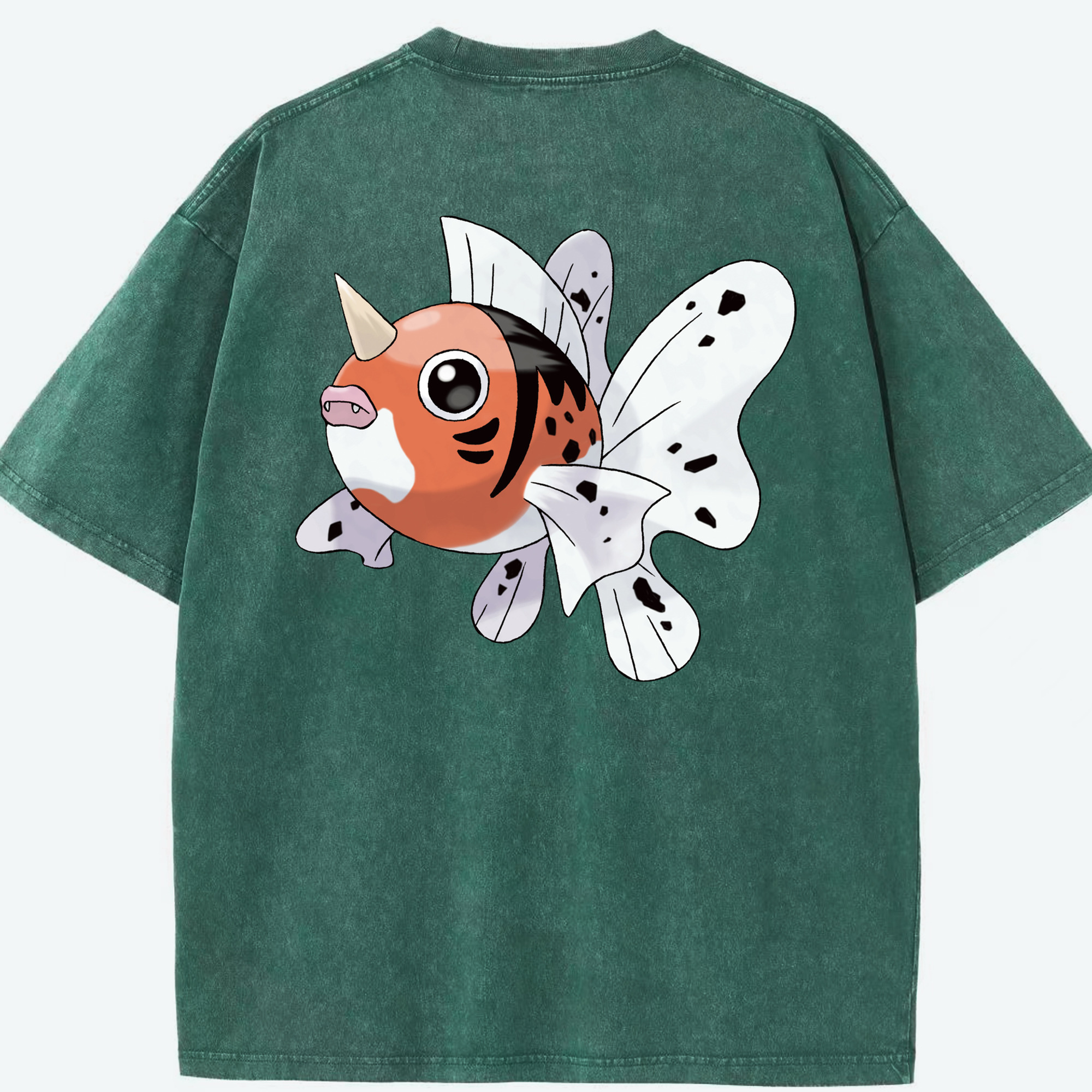 （画像用） ポケットモンスター Pokémon 綿100% ヴィンテージ風 半袖Tシャツ（背面プリント）